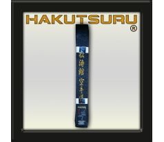 Majstrovské Obi Saténové Shotokan Karate-Do - Soft 0,45 cm - Čierne Sensei