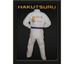 Hakutsuru Hattori Hanzo Supreme Edícia Jiu-Jitsu BJJ Kimono - Biele