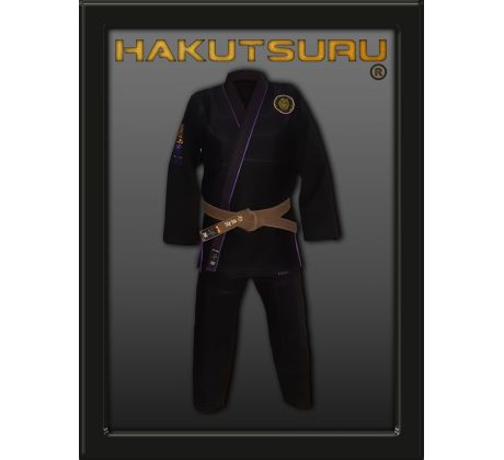 Hakutsuru Hattori Hanzo Supreme Edícia Jiu-Jitsu BJJ Kimono - Čierne