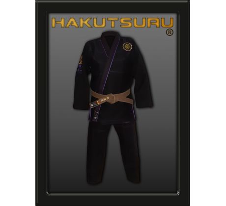 Hakutsuru Hattori Hanzo Supreme Edícia Jiu-Jitsu BJJ Kimono - Čierne