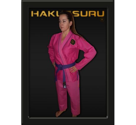 Hakutsuru Hattori Hanzo Supreme Edícia Jiu-Jitsu BJJ Kimono - Ružové